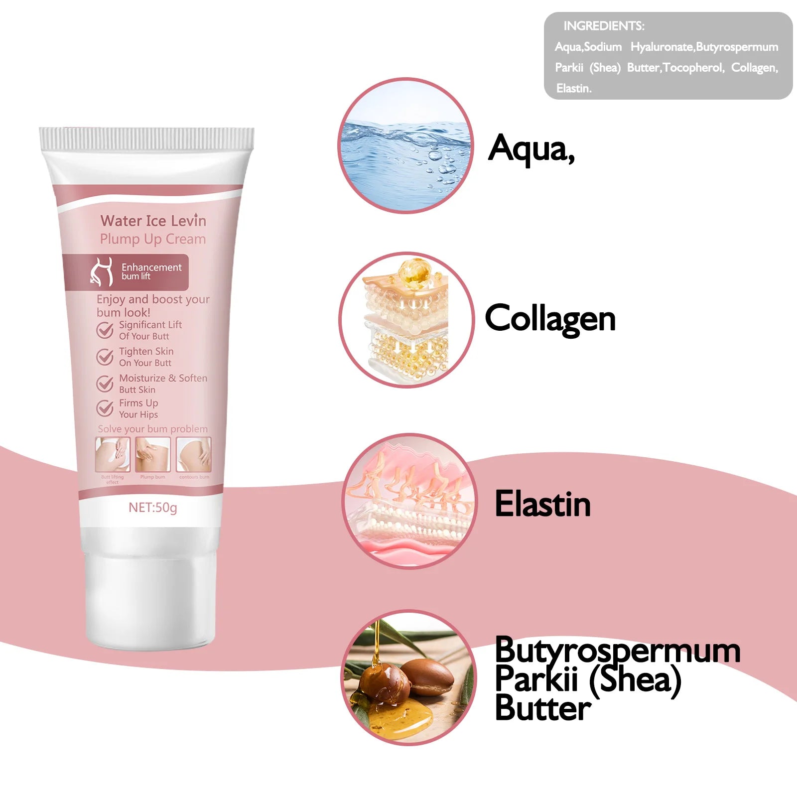 Butt Enhancement Cream Moisturizing Hip Lift and Firming Body Lotion - 6