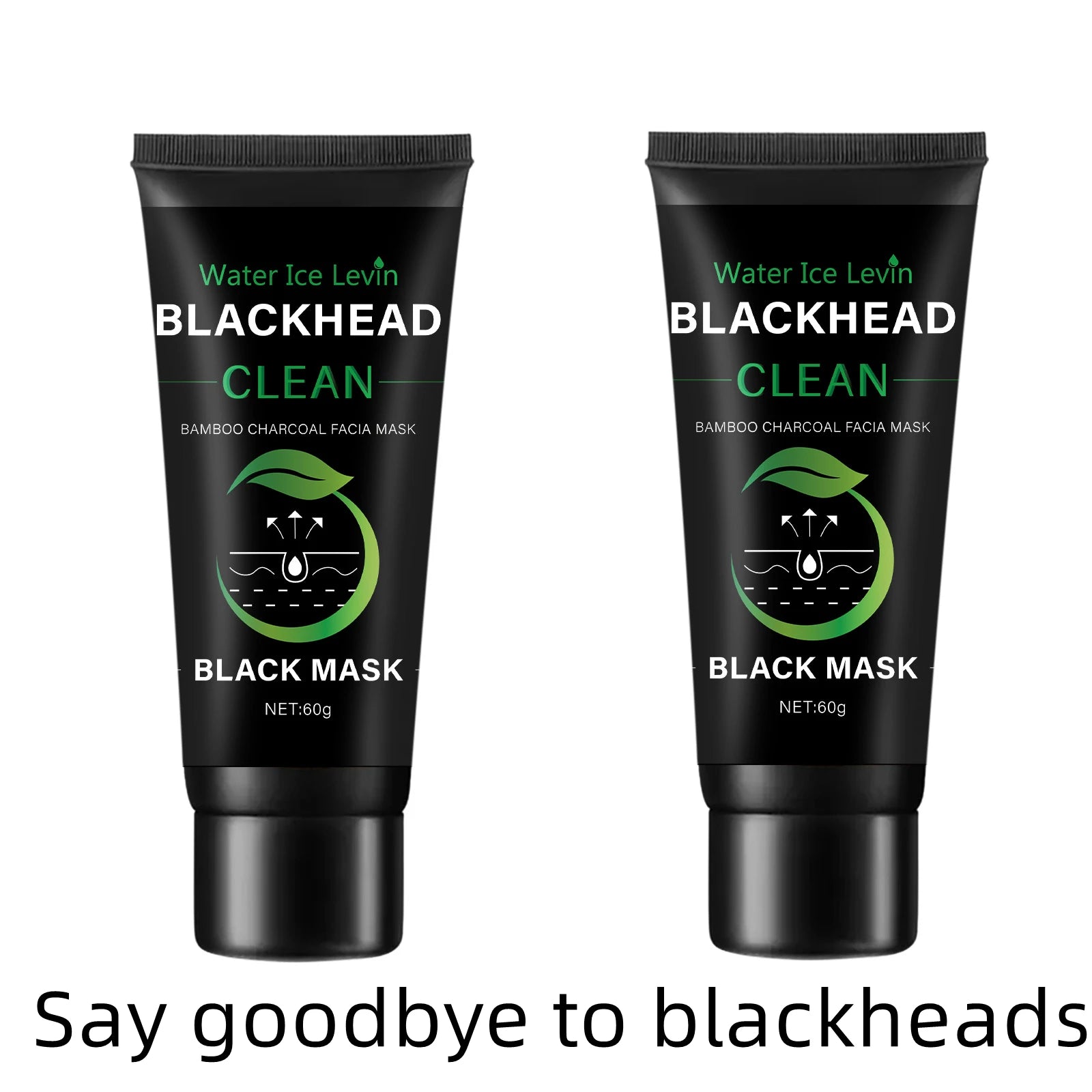 Bamboo Charcoal Blackhead Remover Face Mask Deep Cleansing Peel Off - 12