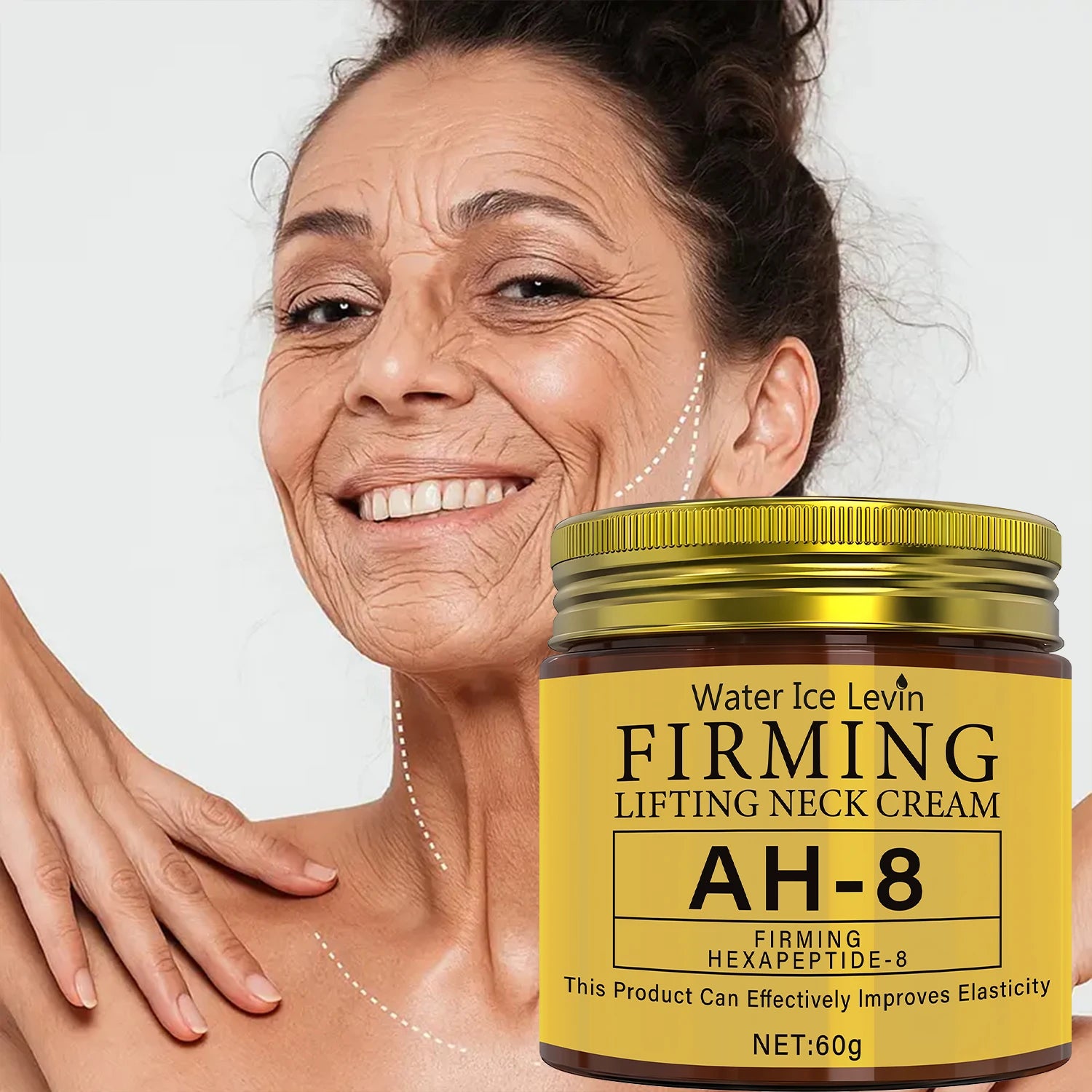 Hexapeptide 8 Neck Firming Cream Anti Aging Lifting Moisturizer - 4