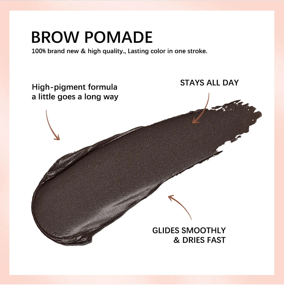 Waterproof Eyebrow Pomade for Long-Lasting Defined Brows