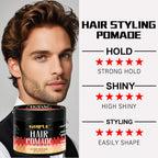 Goiple 360 Wave Shampoo and Strong Hold Hair Pomade Styling Set