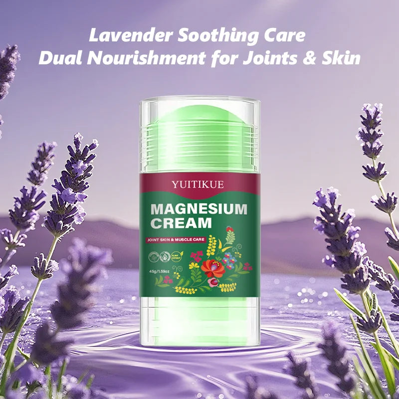 YUITIKUE Magnesium Cream Soothing Muscle and Joint Recovery Moisturizer