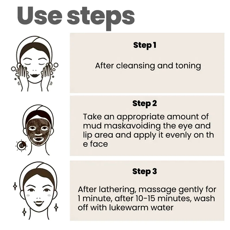 YUITIKUE Carbonated Bubble Clay Mask Pore Cleansing Face Treatment 50g