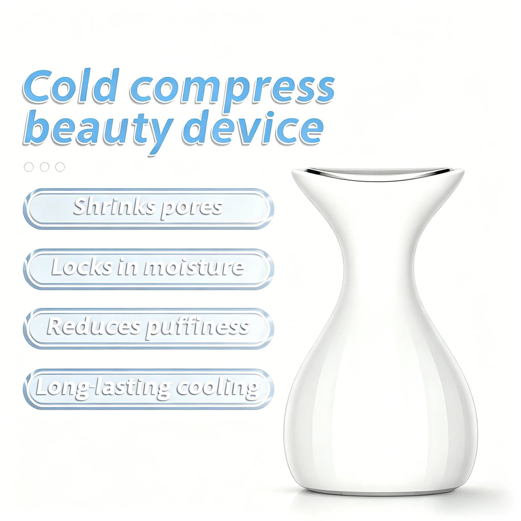 Handheld Facial Cold Compress Ice Massager for Skin Tightening