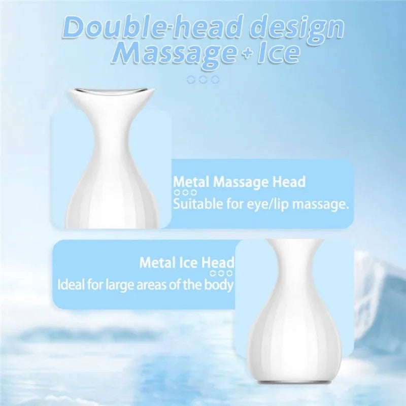 Handheld Facial Cold Compress Ice Massager for Skin Tightening - 2