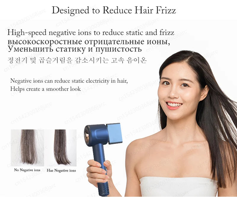 Professional Ionic Hair Dryer 1600W Fast Drying Styling Tool - 19