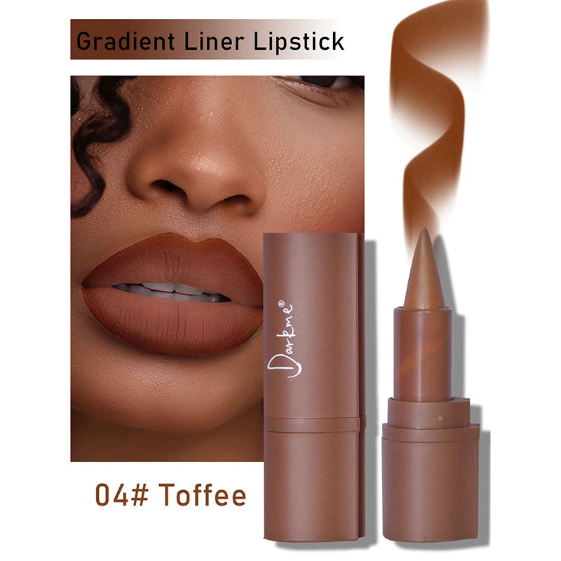 Matte Velvet Lip Liner Crayon for Long-Lasting Waterproof Makeup