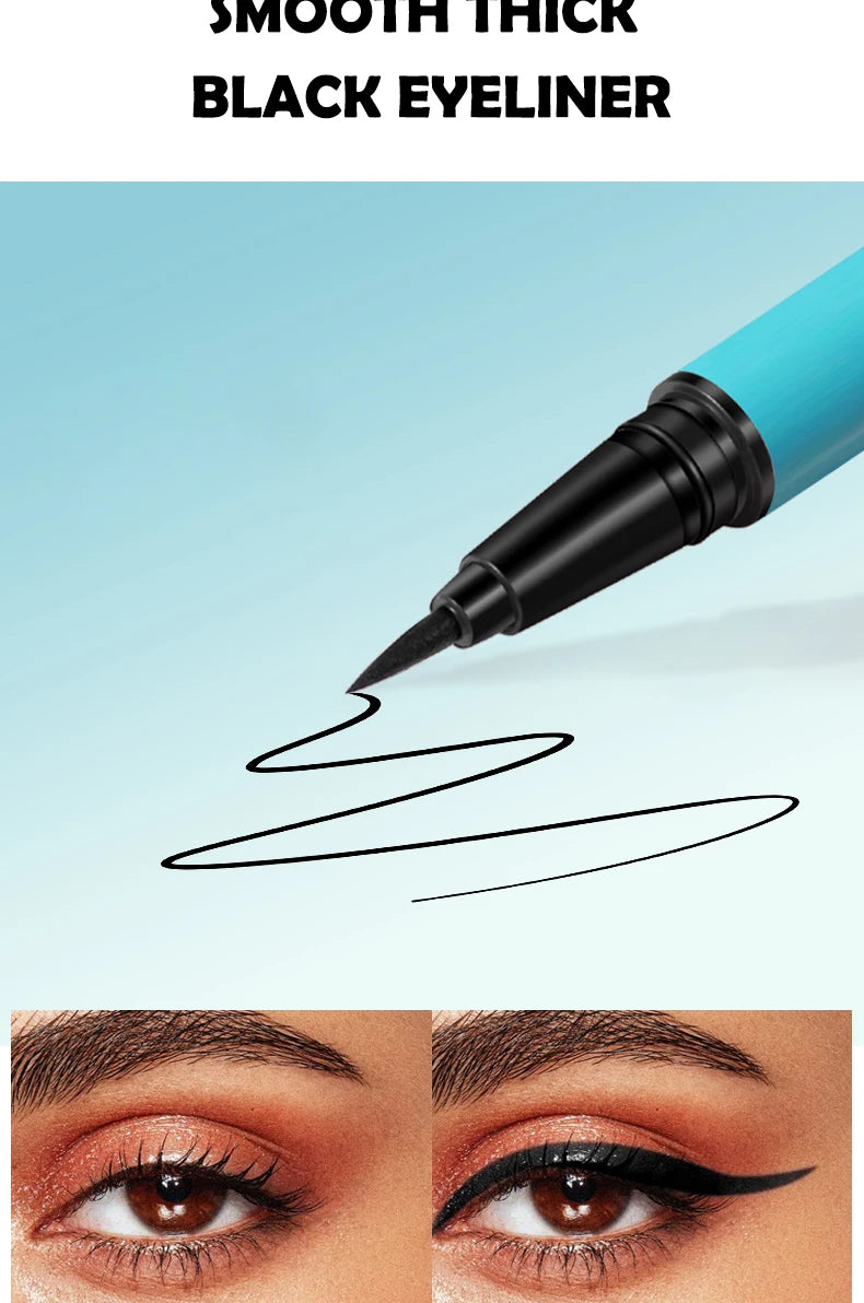 Peifen Double Head Liquid Eyeliner and Glitter Eyeshadow Pen - 11