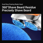 Portable Mini Electric Shaver with Digital Display