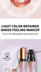 OCHEAL Tri Color Makeup Primer Moisturizing Face Isolation Cream