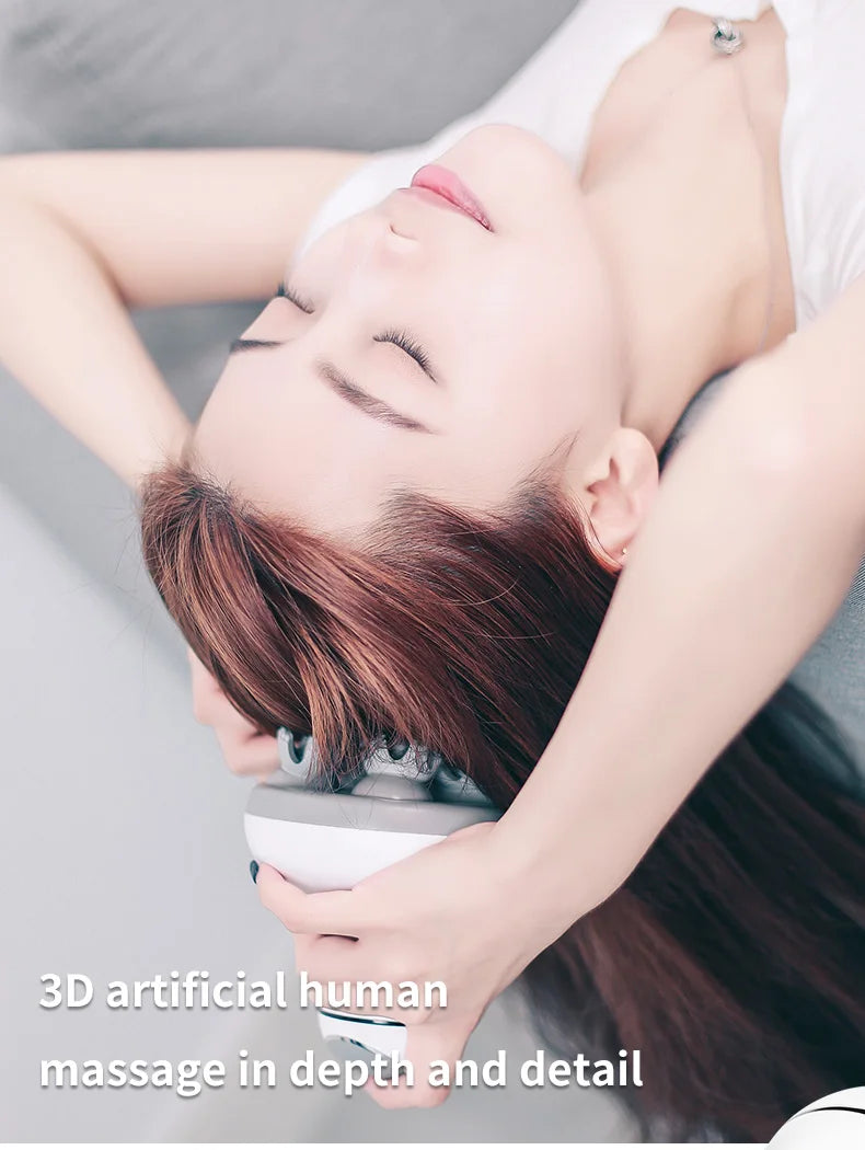 Electric Cordless Scalp Massager for Stress Relief and Hair Growth