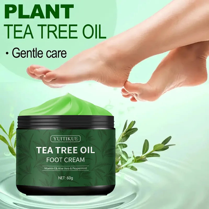YUITIKUE Tea Tree Foot Cream Moisturizing Repair Treatment 60g
