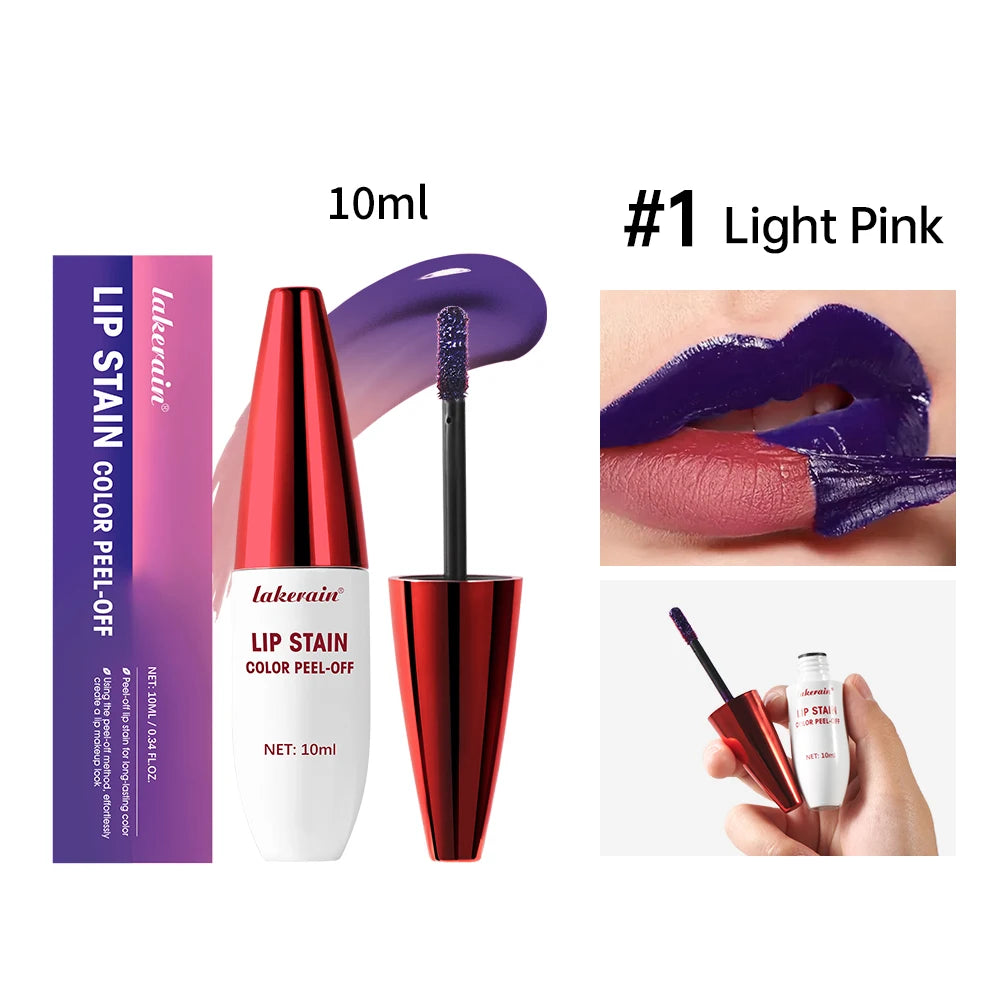 Waterproof Peel-Off Lip Stain for Long-Lasting Matte Color - 31