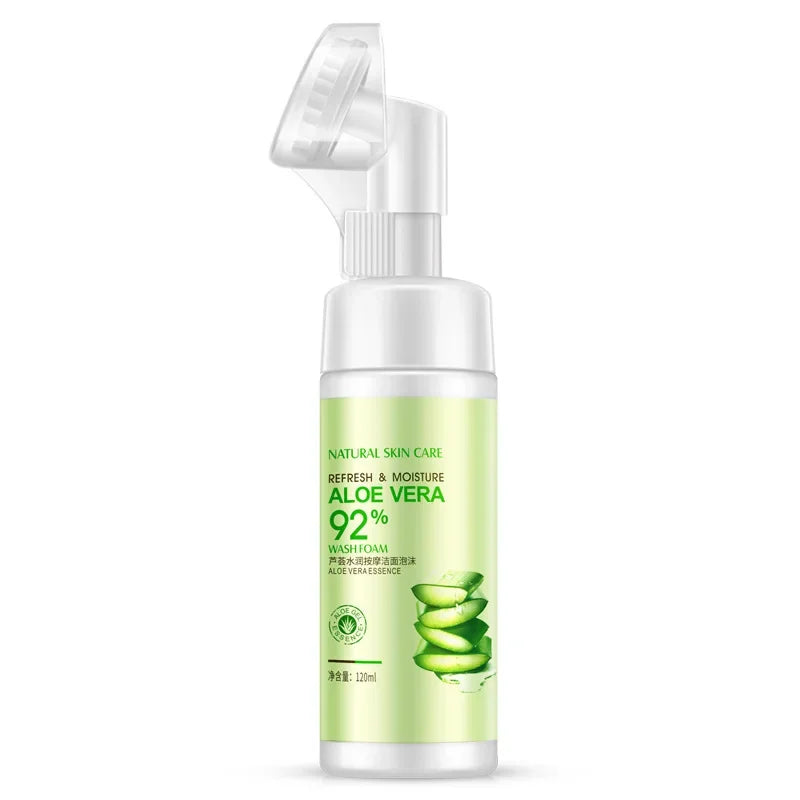 Bioaqua Aloe Vera Cleansing Foam Moisturizing Facial Wash 120ml - 5