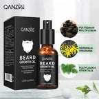 Qanzire Beard Growth Oil Natural Facial Hair Care and Grooming Serum