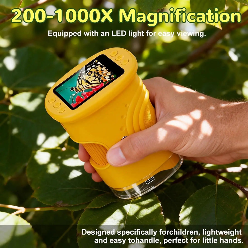 Portable Handheld Digital Microscope for Kids