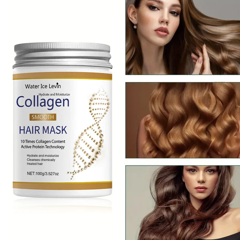 Collagen Keratin Hair Mask Deep Conditioning Treatment 100g - 3