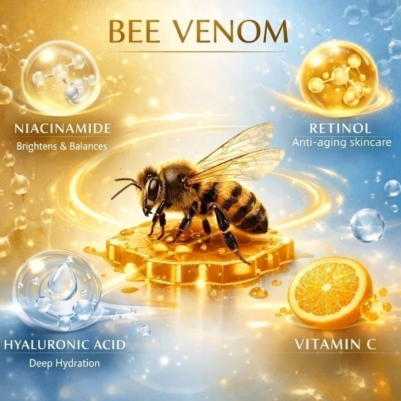 YUITIKUE 9D Bee Venom Face Serum Anti Aging Firming Facial Oil