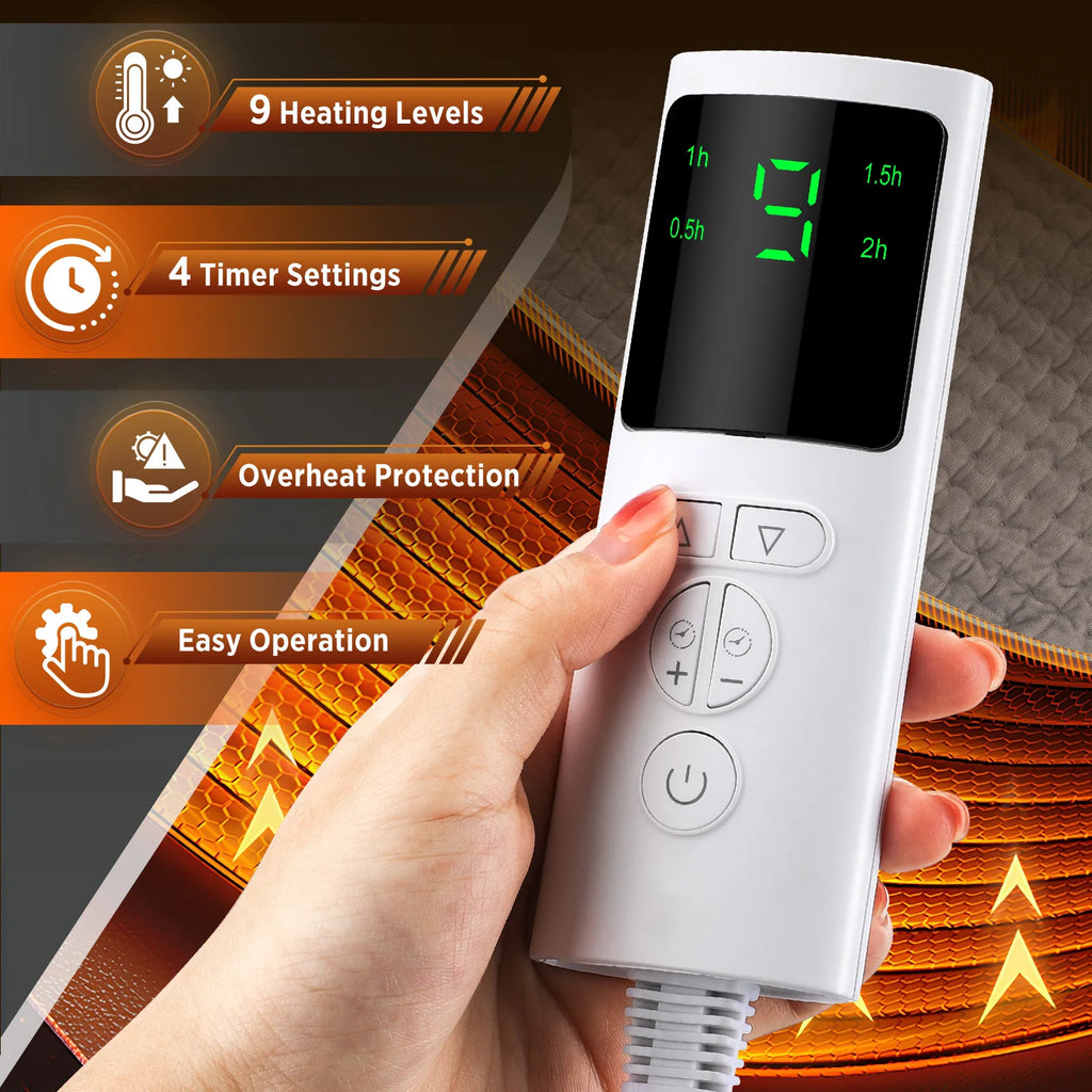 Electric Heated Waist Support Belt for Back Pain Relief
