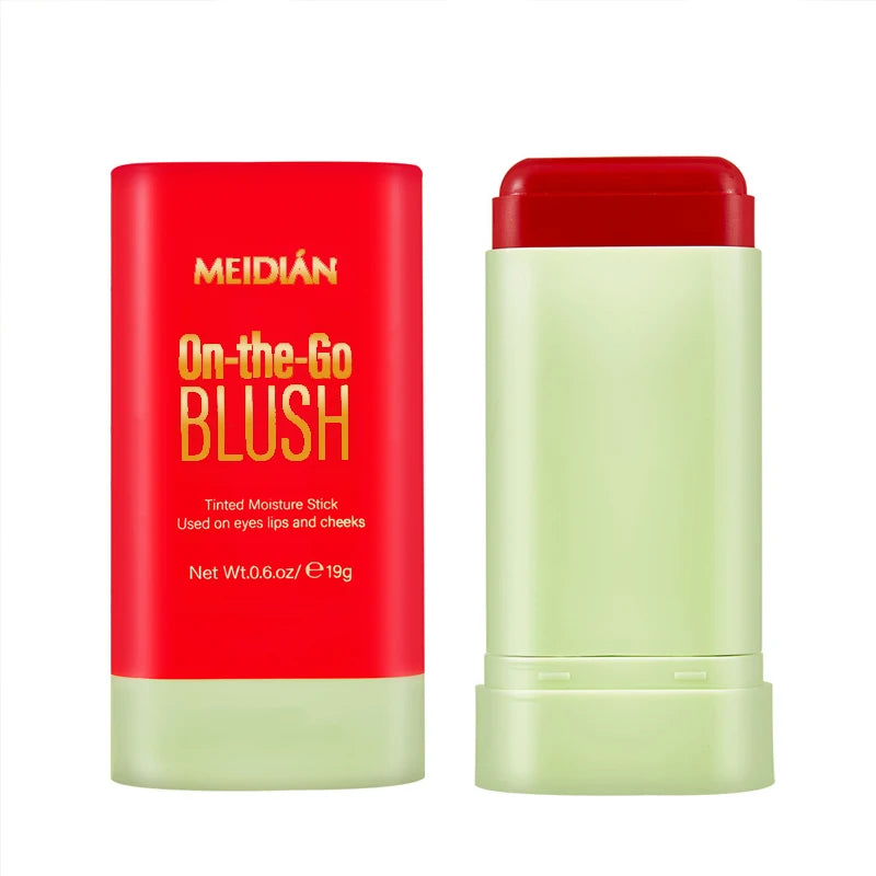 Meidian On The Go Waterproof Blusher Stick Cream Face Makeup - 4