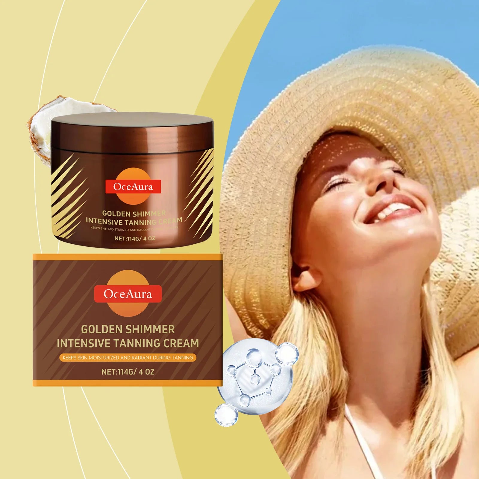 Intensive Tanning Accelerator Cream for Face and Body - 12