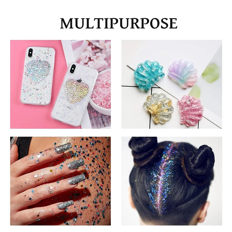 Molianji Glitter Gel Face and Body Shimmer Makeup for Parties - 6