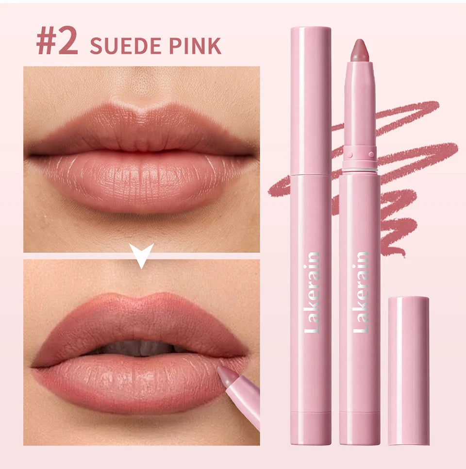 Waterproof Matte Lip Liner Pencil for Long-Lasting Lip Contouring - 12