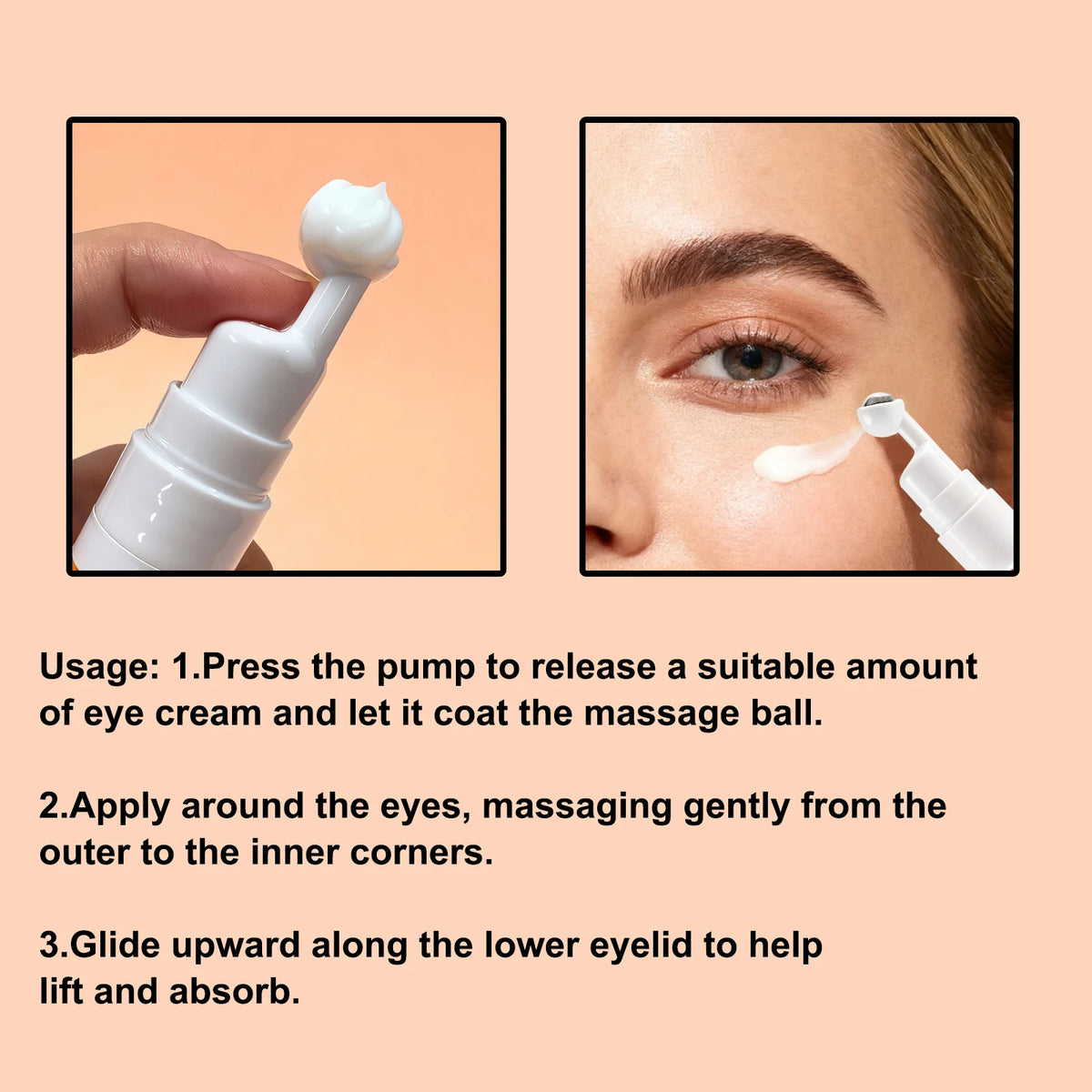 Bee Venom Eye Cream Stick for Dark Circles and Puffiness Treatment