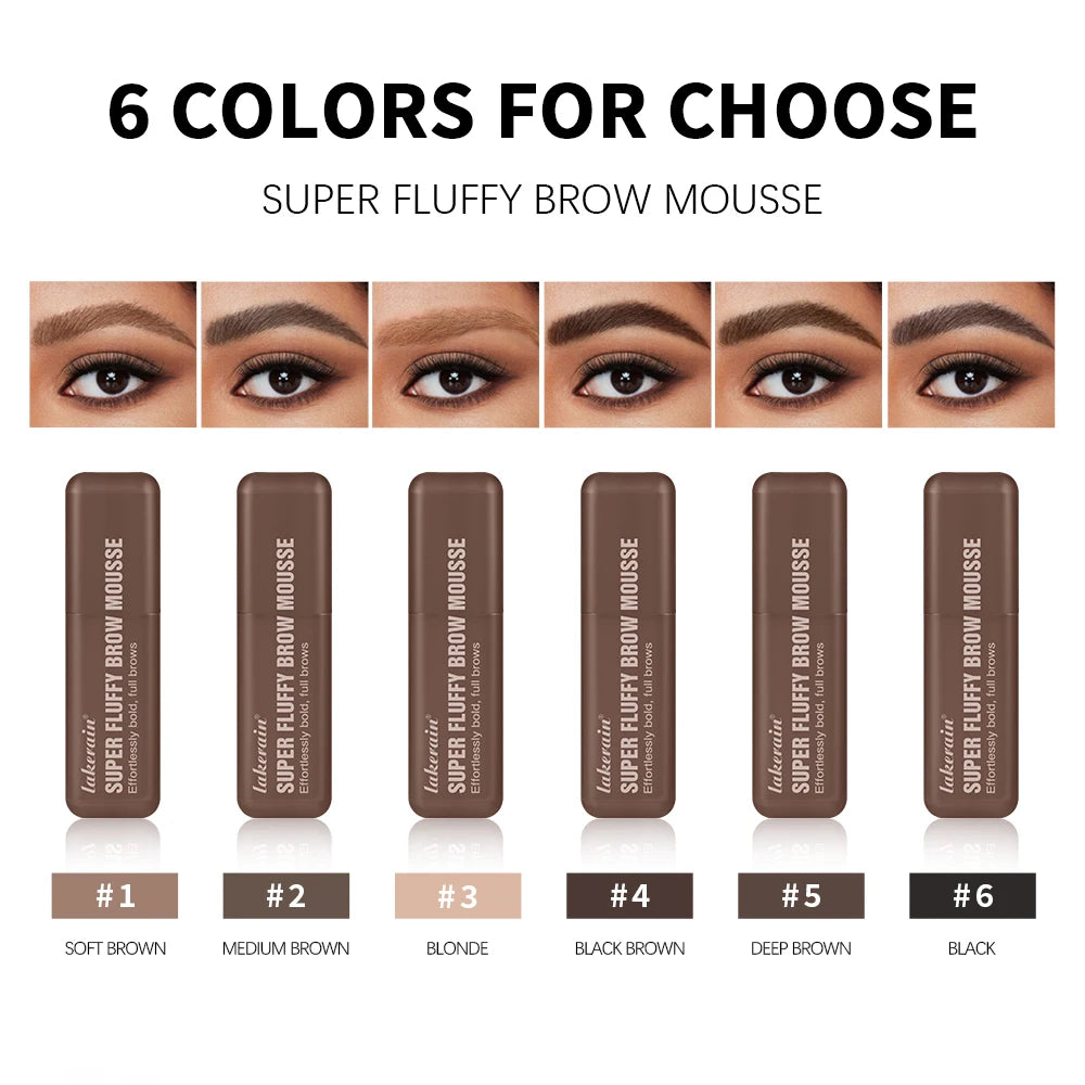 Long-Lasting Waterproof Fluffy Eyebrow Mousse - 3