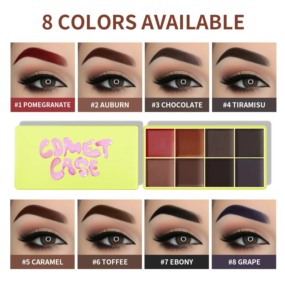 8-Color Cream Highlighter and Contouring Palette - 29