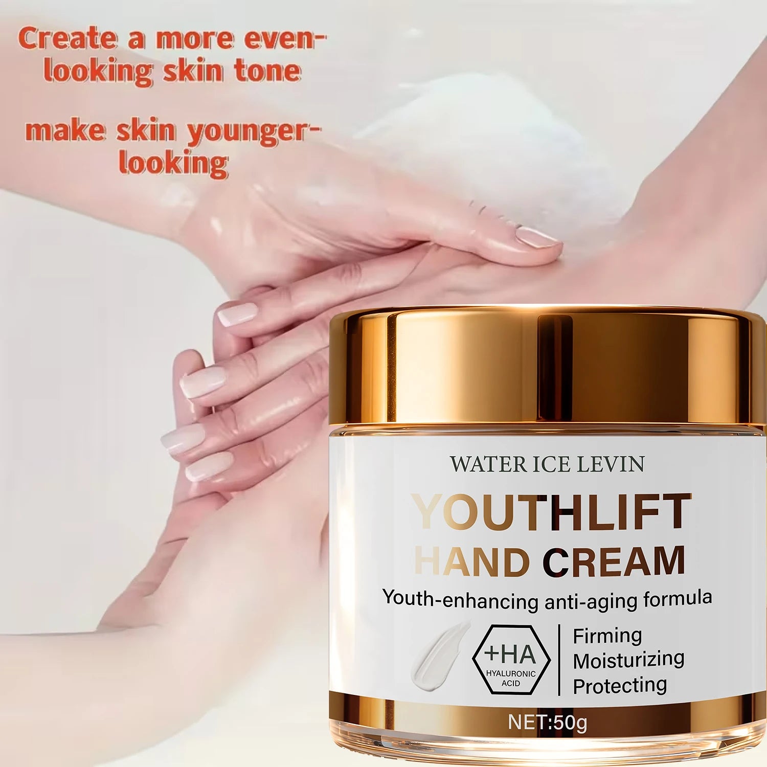 YouthLift Anti-Aging Hand Cream with Retinol and Hyaluronic Acid - 2