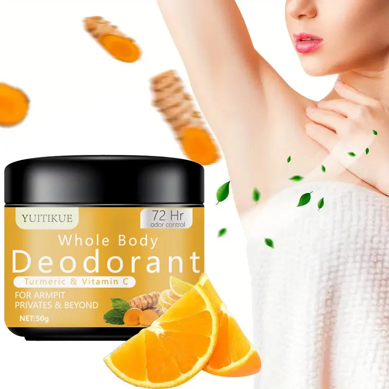 YUITIKUE Whole Body Deodorant Stick Turmeric and Vitamin C 50g