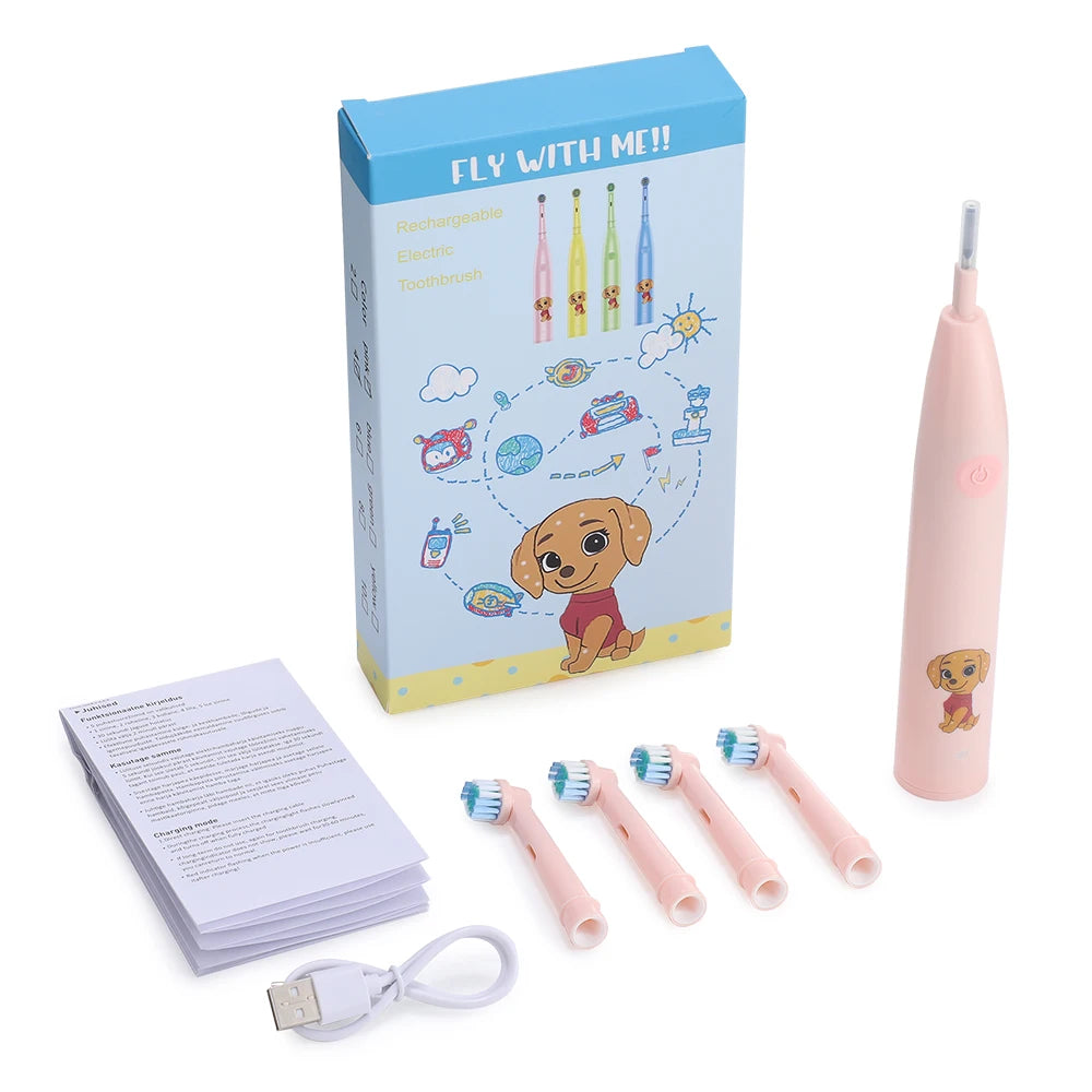 Rechargeable Sonic Electric Toothbrush for Kids