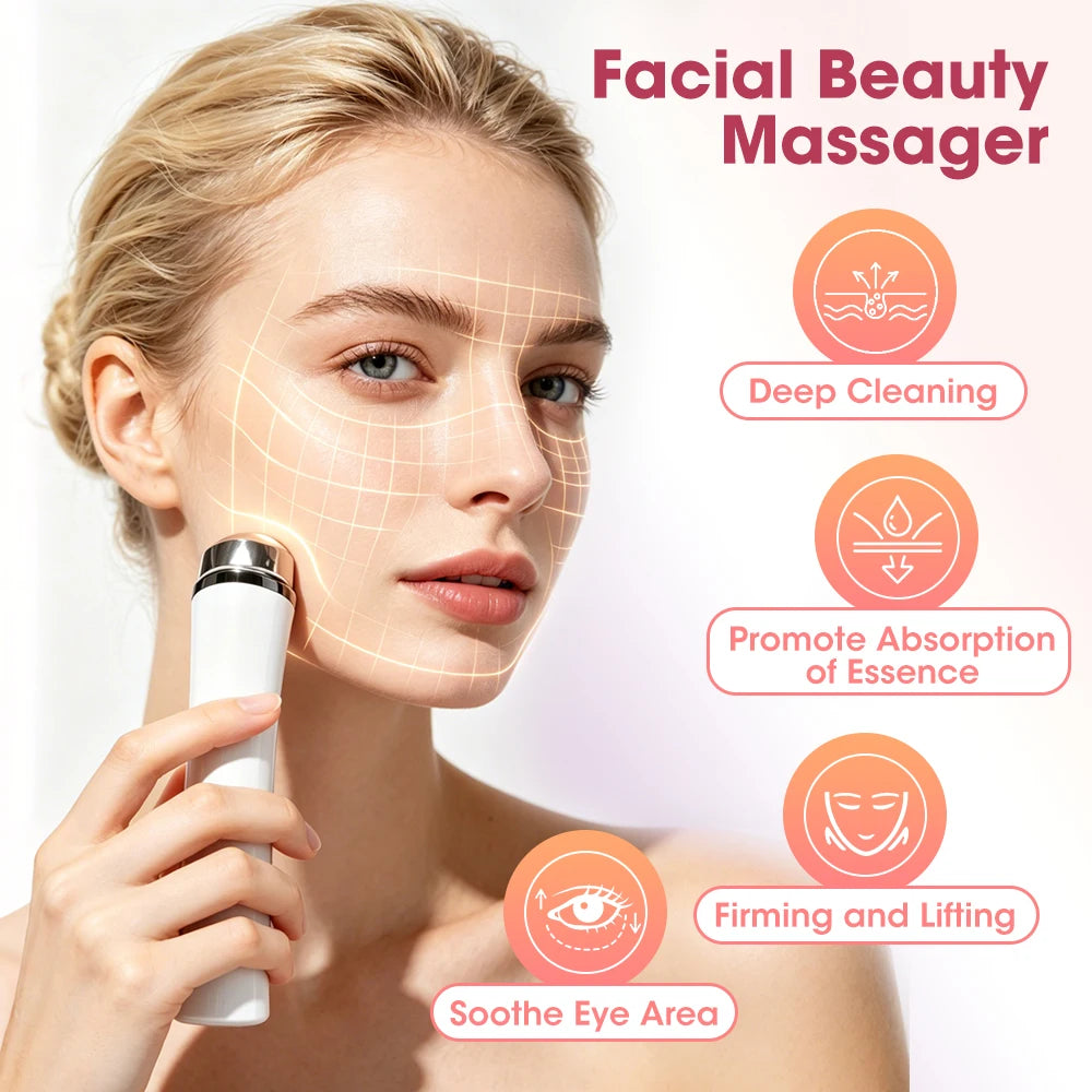 4-in-1 LED Facial Massager for Skin Tightening and Rejuvenation - 2