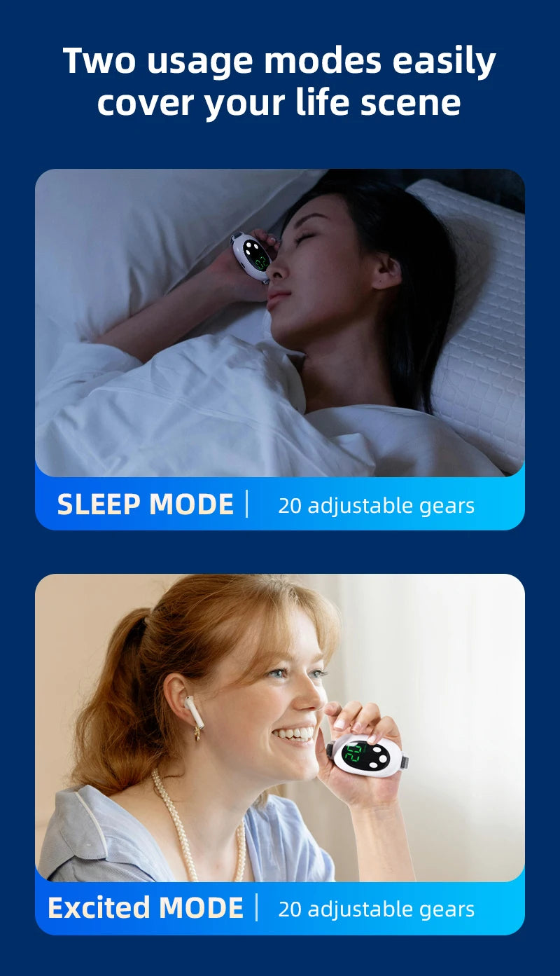Handheld Microcurrent Sleep Aid Device for Insomnia and Anxiety Relief