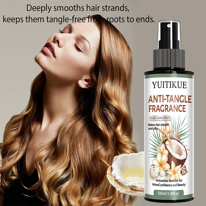 Coconut Argan Oil Hair Care Spray Detangling Moisturizing 100ml - 10