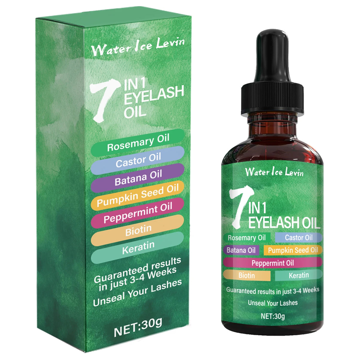 7 in 1 Eyelash Growth Oil Serum Natural Lash Nourishment Treatment