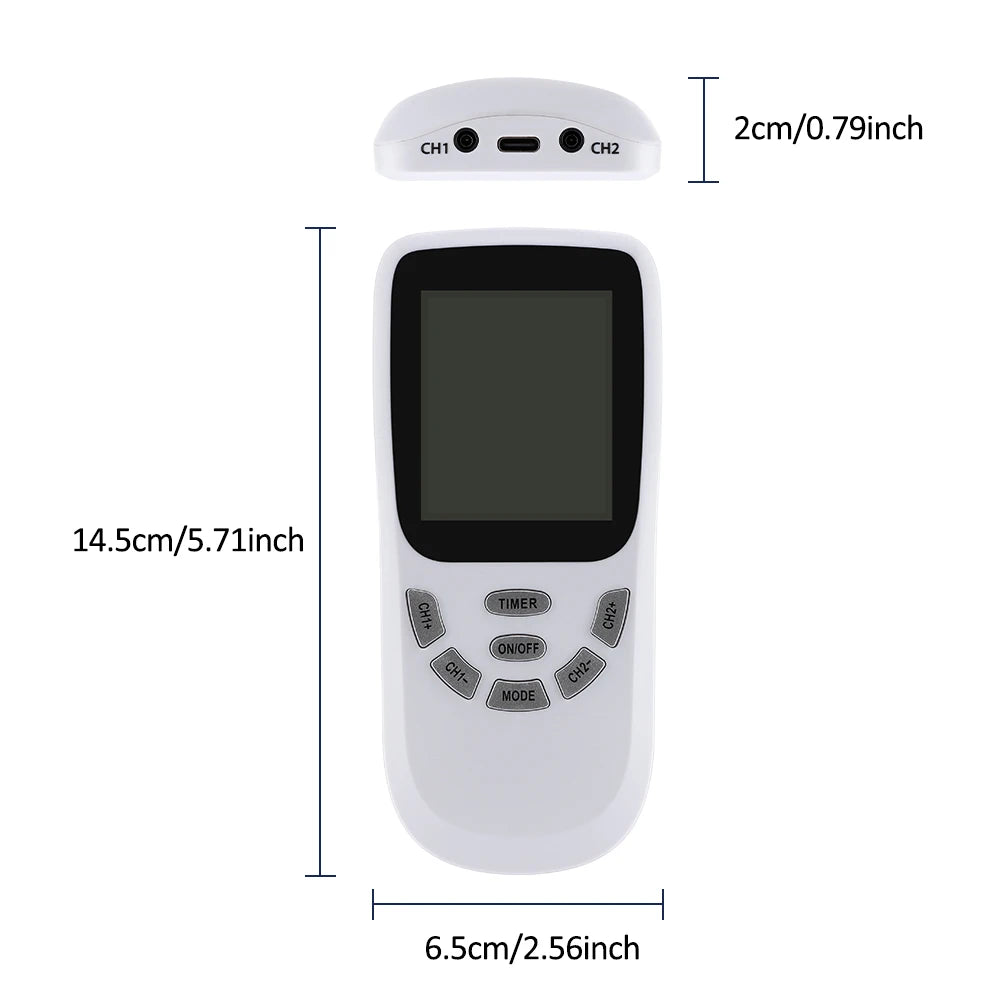 Digital TENS EMS Muscle Stimulator for Pain Relief and Recovery