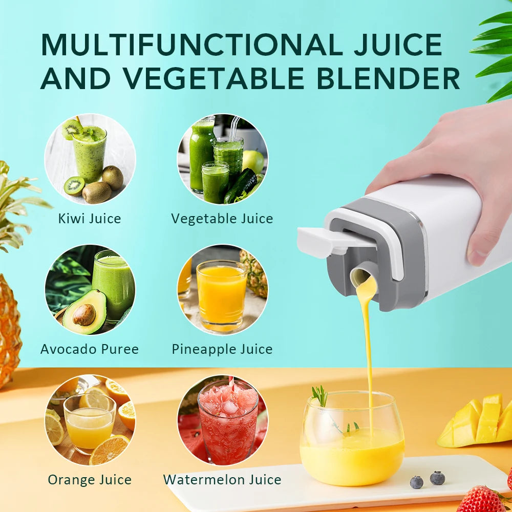 Portable Electric Blender Cup for Smoothies and Travel