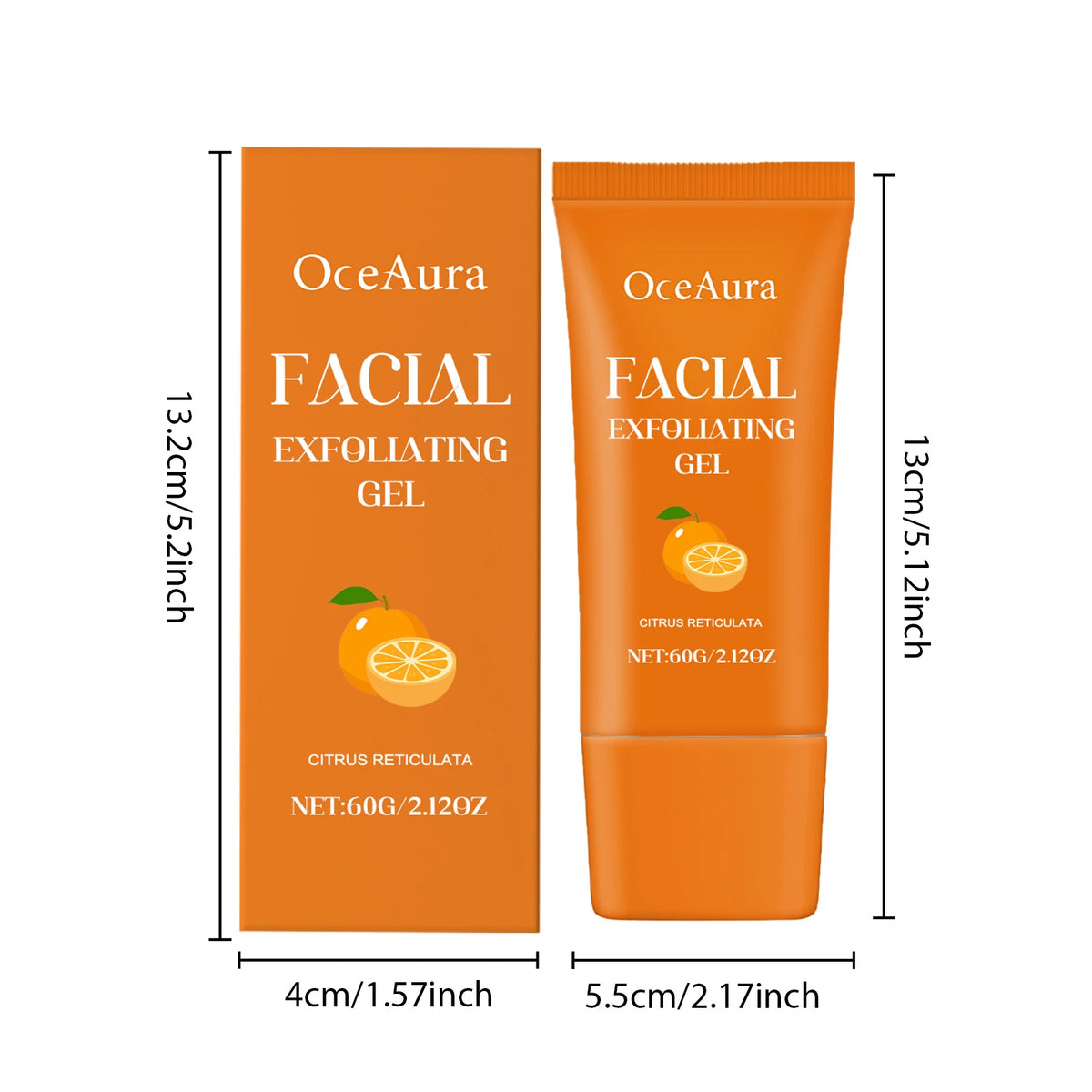Brightening Orange Facial Exfoliating Gel