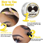 Goiple Lace Wig Styling Kit Hair Wax Stick Edge Control and Adhesive