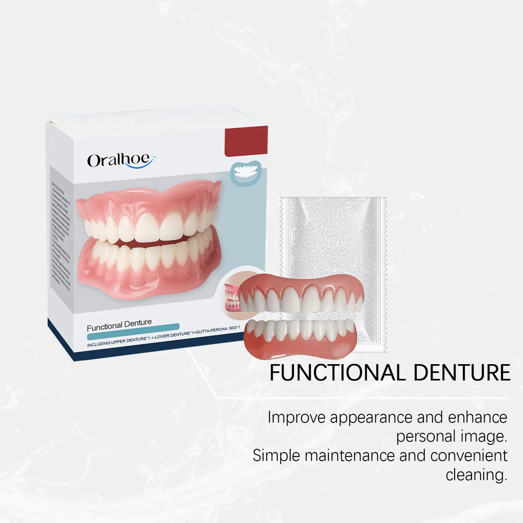 Temporary Silicone Denture Kit for Smile Restoration