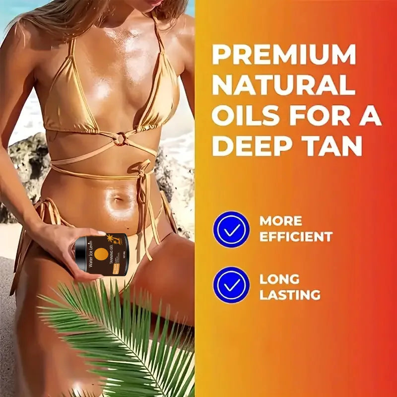 Water Ice Levin Natural Tanning Gel Traceless Bronzer for Body 80g