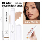 Full Coverage Foundation Cream Stick with Blending Brush