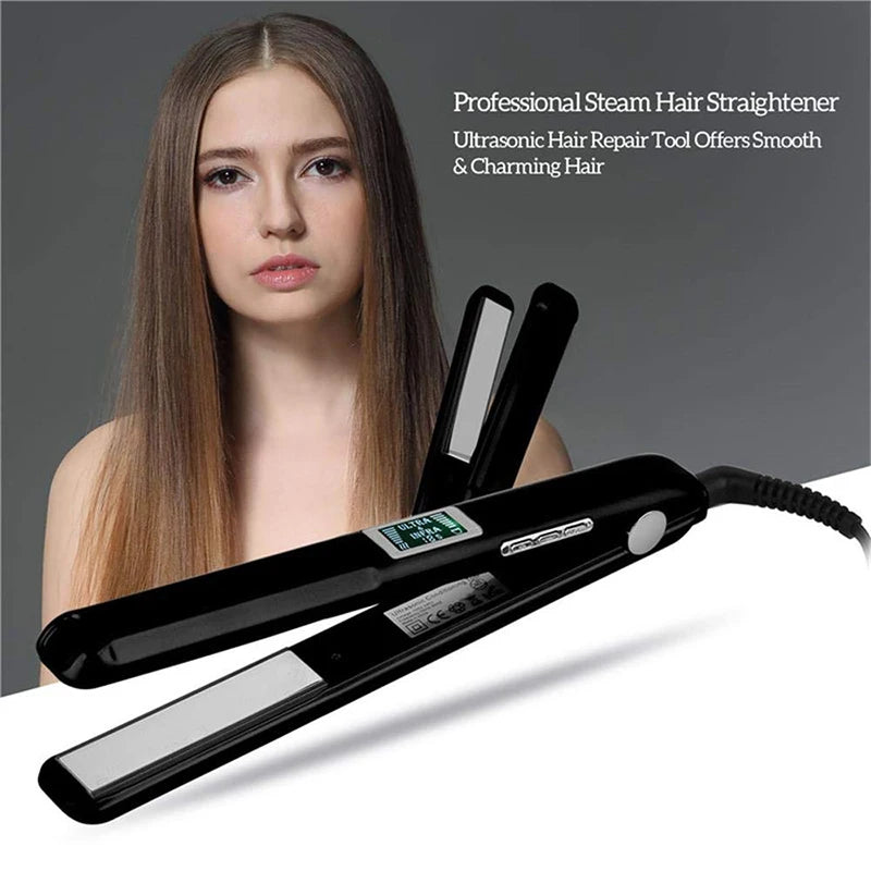 Infrared Ultrasonic Hair Care Iron Professional Deep Repair Straightener