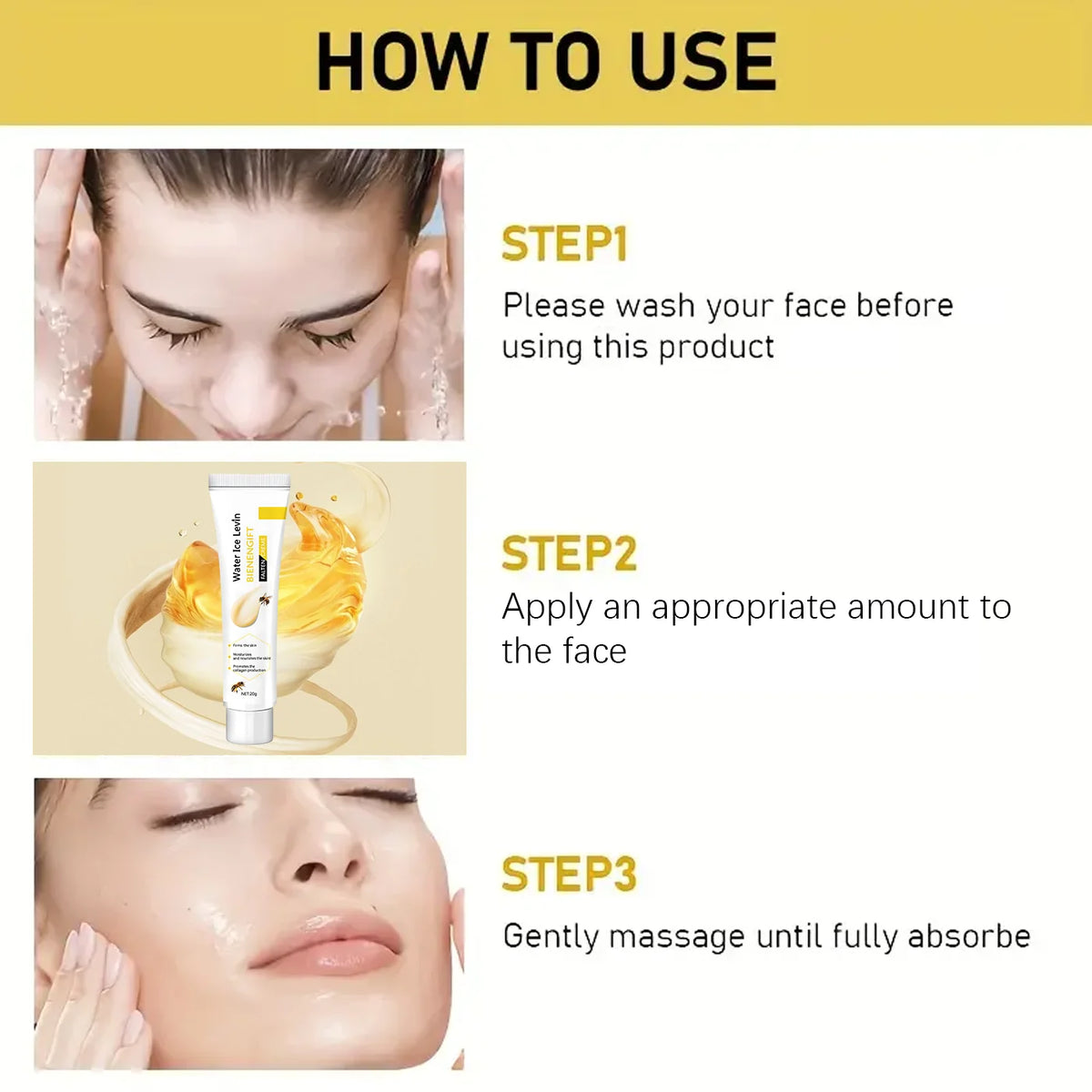 Bee Venom Face and Neck Tightening Cream Anti Aging Skin Firming
