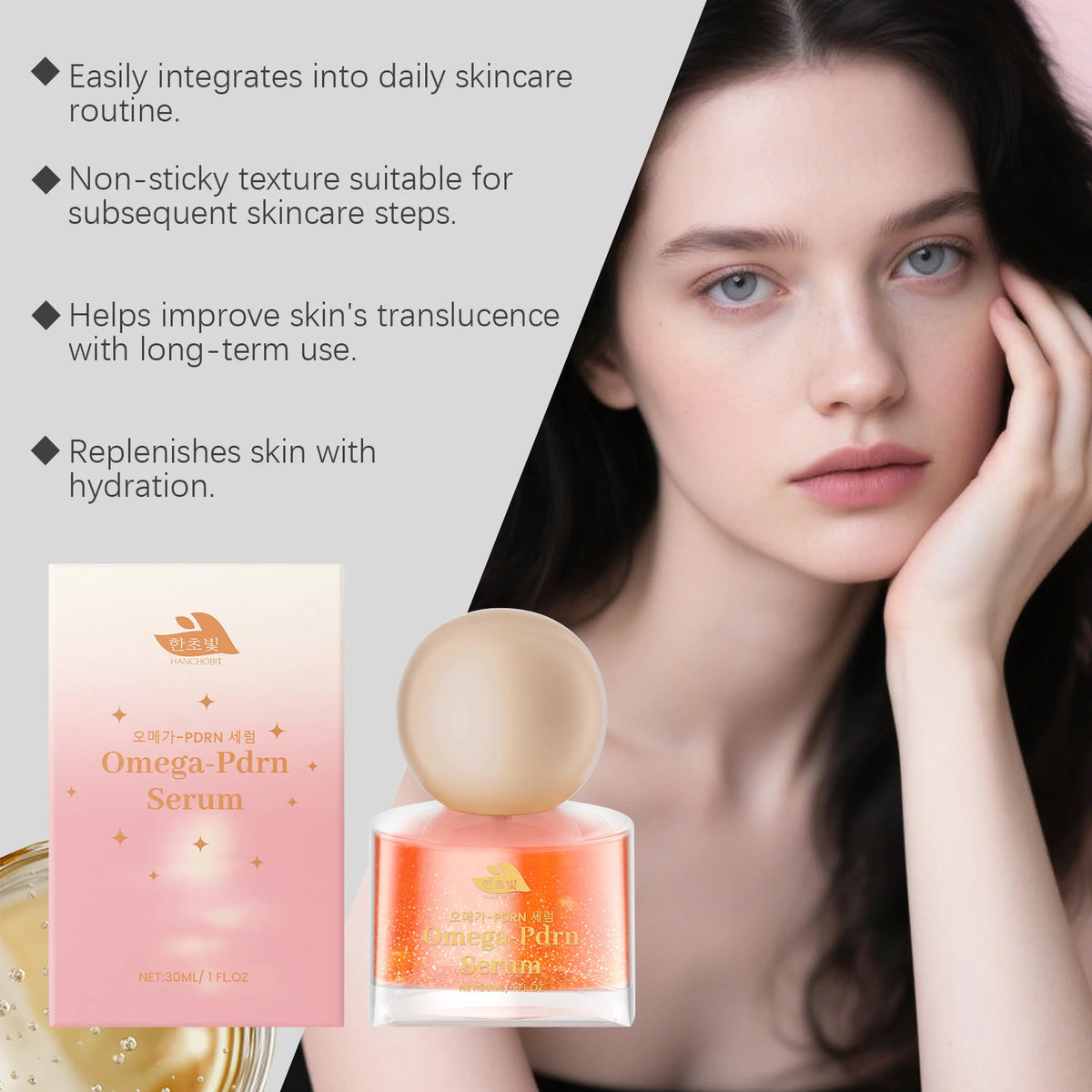 Hydrating Niacinamide Face Serum for Brightening and Skin Repair
