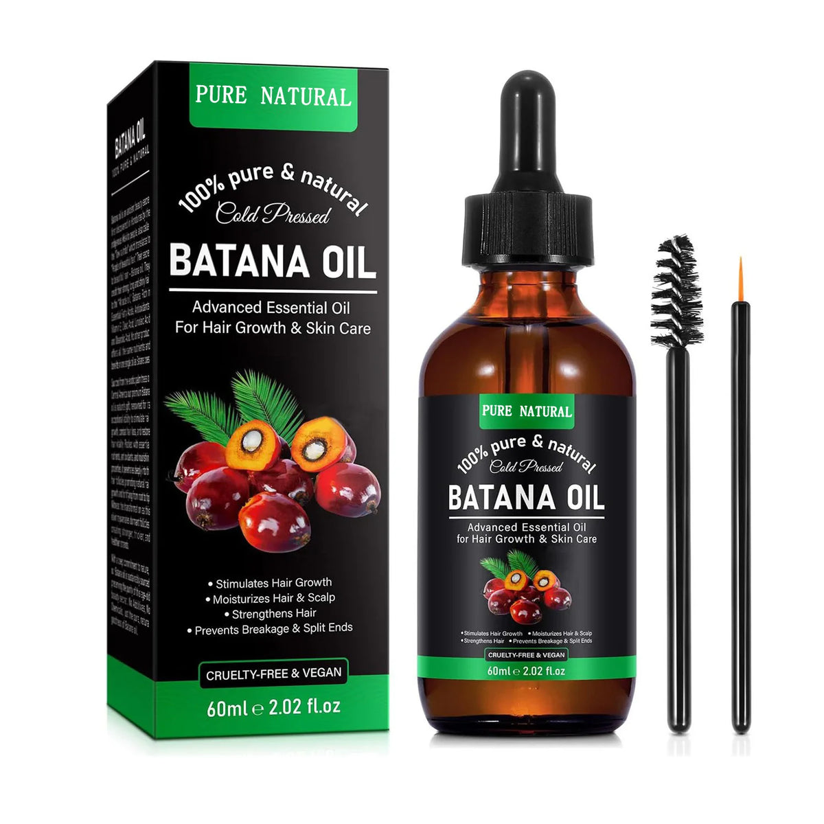 Batana Oil Hair Growth Treatment Natural Split End Repair Serum