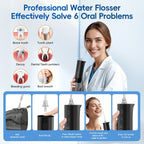 Portable Cordless Water Flosser for Teeth Cleaning