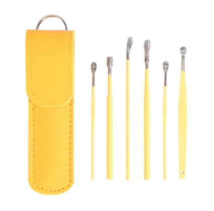 Stainless Steel Ear Wax Removal Tool Kit with Travel Case